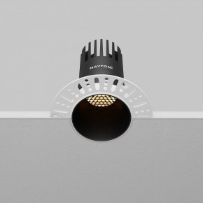 Встраиваемый светильник Maytoni Dip DL120-10W-2.7K-TRS-B в Тавде - tavda.ok-mebel.com | фото 7