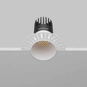 Встраиваемый светильник Maytoni Dip DL120-10W-2.7K-TRS-W в Тавде - tavda.ok-mebel.com | фото 8