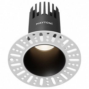 Встраиваемый светильник Maytoni Dip DL120-10W-4K-TRS-B в Тавде - tavda.ok-mebel.com | фото