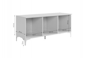 ЗЕФИР Гостиная К1 (белое дерево/белый муар) в Тавде - tavda.ok-mebel.com | фото 4