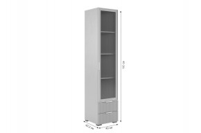 ЗЕФИР Гостиная К1 (белое дерево/белый муар) в Тавде - tavda.ok-mebel.com | фото 5