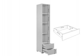 ЗЕФИР Гостиная К1 (белое дерево/белый муар) в Тавде - tavda.ok-mebel.com | фото 6
