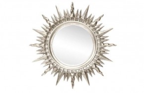 Зеркало круглое серебро (1810(1) в Тавде - tavda.ok-mebel.com | фото 1