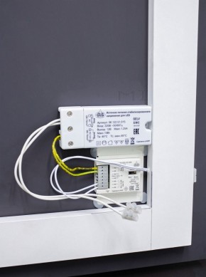 Зеркало Минск 800х800 с подсветкой Домино (GL7040Z) в Тавде - tavda.ok-mebel.com | фото 6